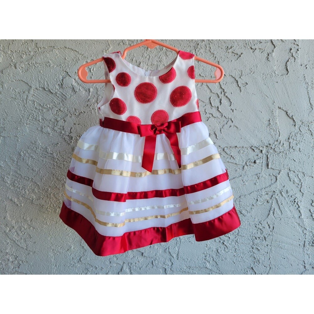 Bonnie Baby Festive Dress Size 6-9 Months